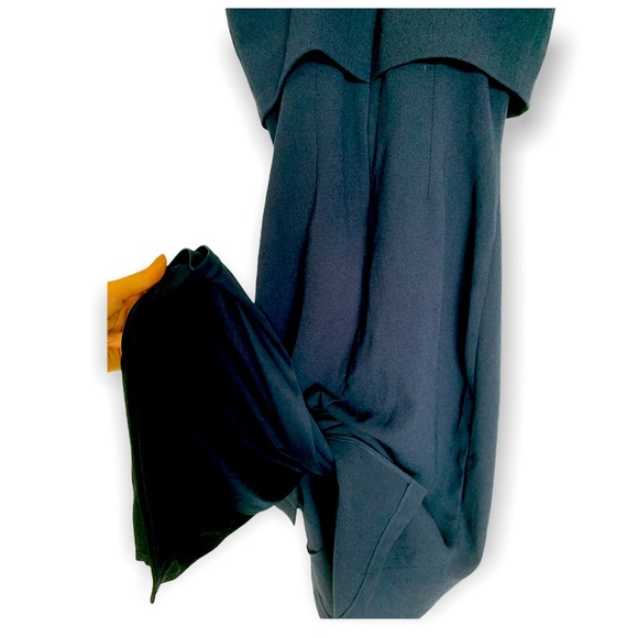 Midi Navy Sleeveless Dress - Picture 4 of 4